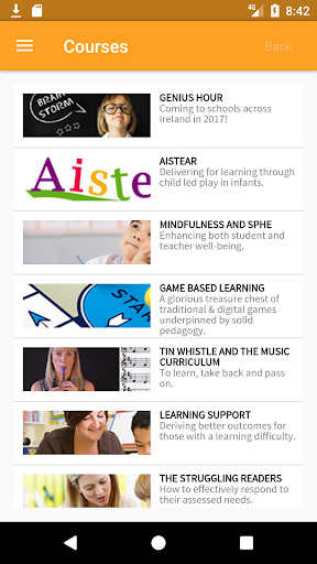 Android application CPD College screenshort