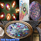 DIY Recycled CD Wall Art icon