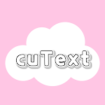Cover Image of Download CuText : Text on photo, Logo, Thumbnail 1.863 APK