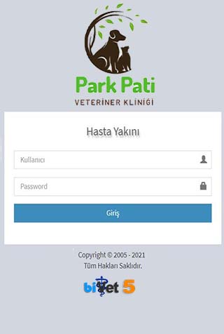 Android application Park Pati Veteriner Kliniği screenshort