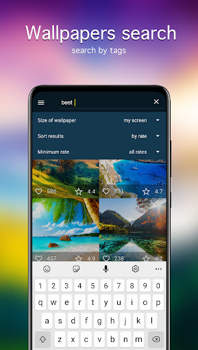 Screenshot of Nature Wallpapers PRO