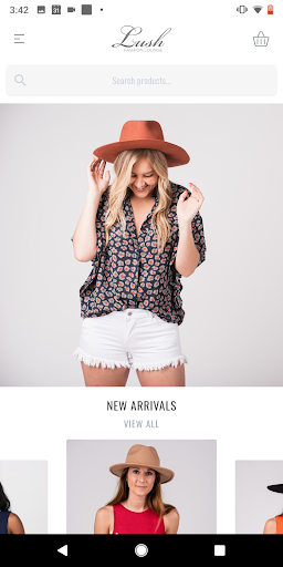 Android application Lush Fashion Lounge screenshort