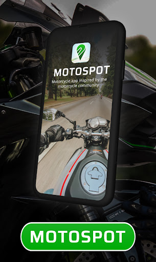 Android application MOTOSPOT Motorcycle Social App screenshort