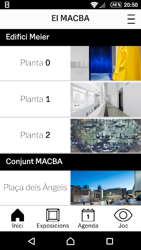 Android application MACBA screenshort