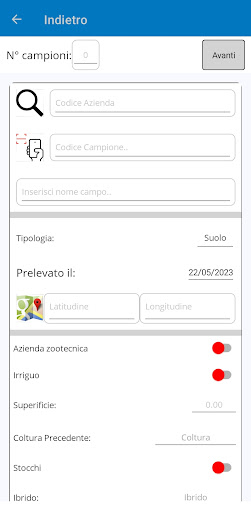 AgroLab Digital Form Screen 3