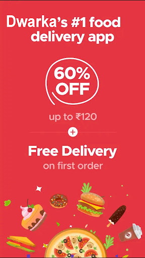 Dwarka Zon: Food Delivery Screen 2