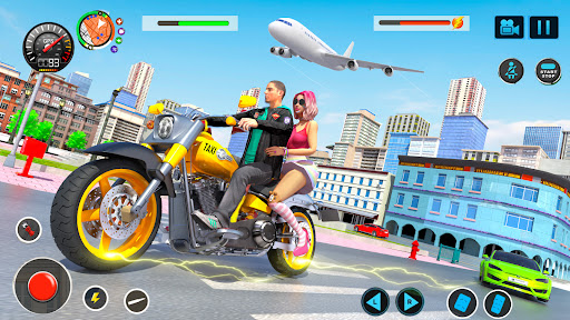 Flying Bike Driving Simulator Screen 3