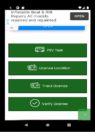 Traffic Sign Test Screen 2
