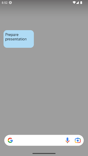 Android application Simple Sticky Note Widget screenshort