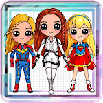 Cover Image of Download How To Draw Hero Girl  APK