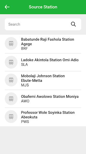 NRC LITS ticket booking app Screen 2