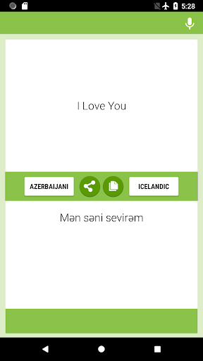 Azerbaijani-Icelandic Translat Screen 2