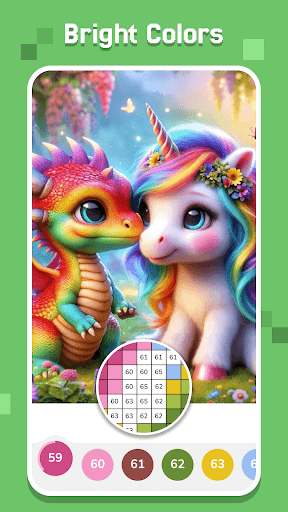 Pixel Coloring-Color by number screenshot 3