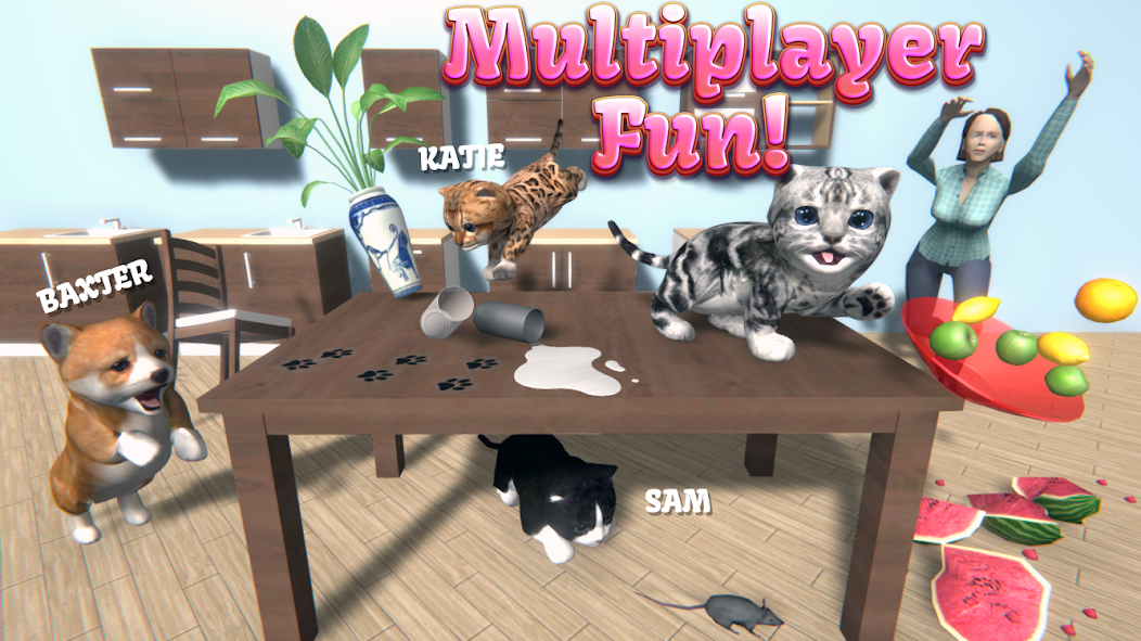 Cat Simulator - and friends 5.4.1 APK + Mod (Unlimited money) untuk android