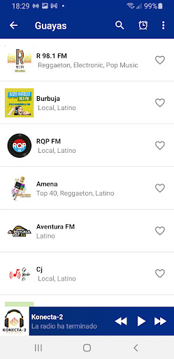 Radios Ecuador Online Screen 2