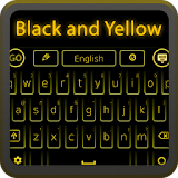 Black and Yellow Keyboard icon