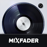 Mixfader dj - digital vinyl icon