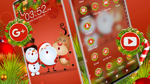 Christmas Santa Theme Screen 2