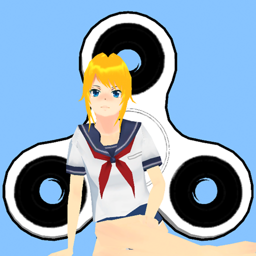 Very difficult fidget spinner logo