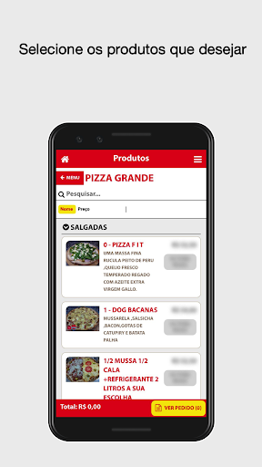 Bacanas Pizzas Screen 2