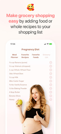 Screenshot of Pregnancy Diet: Food & Recipes