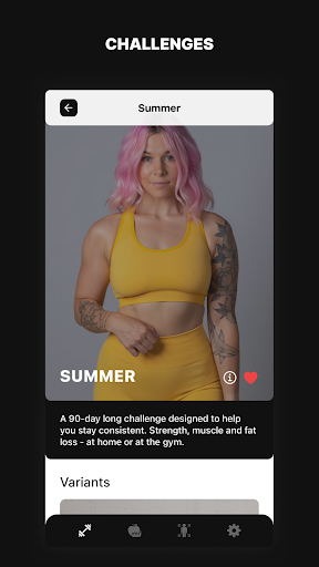 One Fitness App Screen 3