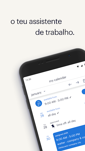 Visualização do aplicativo