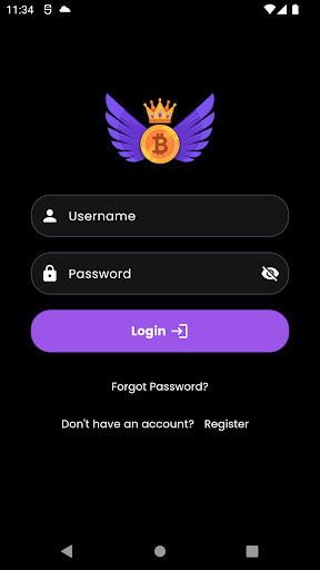 Android application CryptoWallet screenshort