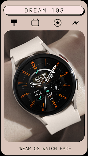 Dream 103 - Analog watch face Screen 2