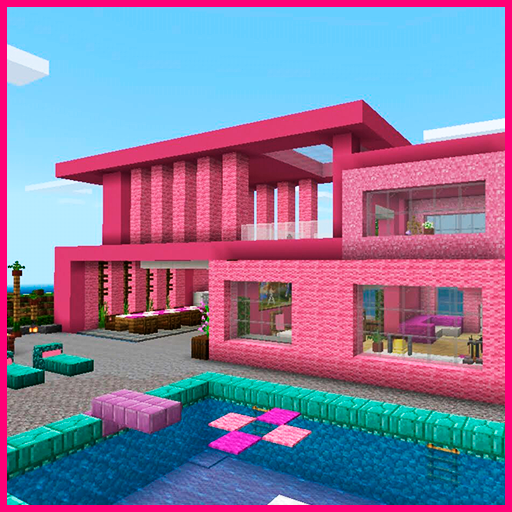 Pink house with furniture. Cra – Apps no Google Play