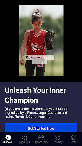 Android application Sportsmind Junior screenshort