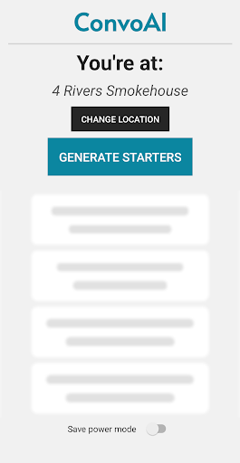 Android application ConvoAI screenshort