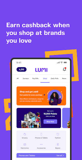 Lumi Rewards Screen 2