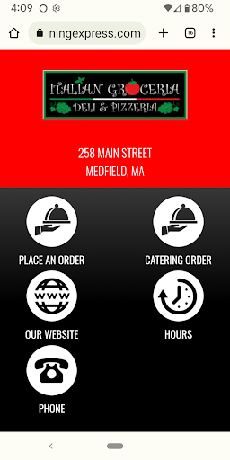 Android application Italian Groceria screenshort