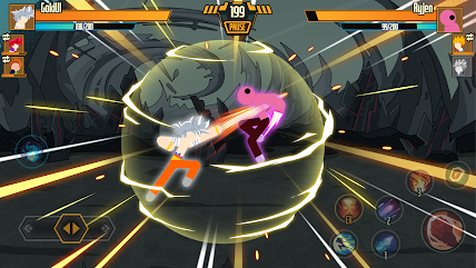 Stickman Dragon Fight - Super Stick Warriors APK MOD God Mode v 1.1.4