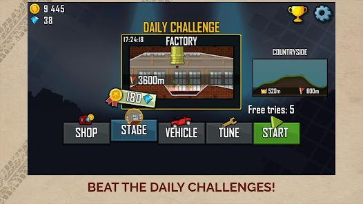 Hill Climb Racing Unlimited Money and diamond hack an1 Gallery 4