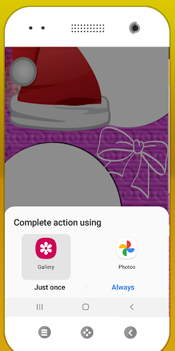 Christmas Photo Frame Editor Screen 2