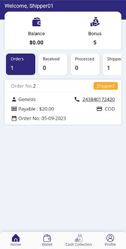 Android application Naledi Market - Delivery screenshort