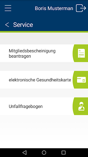 BKK DuerkoppAdler App Screen 3