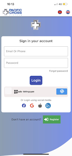 Android application PCV Digital screenshort