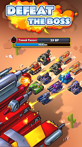 Captura de Pantalla 5 Little Tanks - Merge Game android