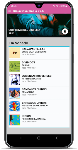 Riojavirtual Radio 90.5 Screen 2