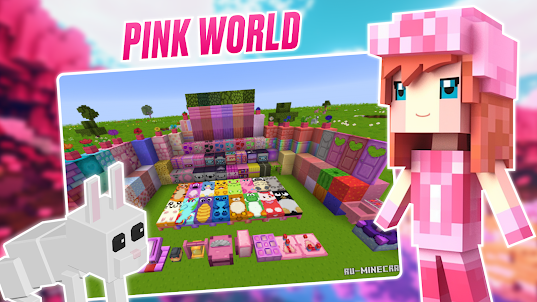 Kawaii World Pink Blocks