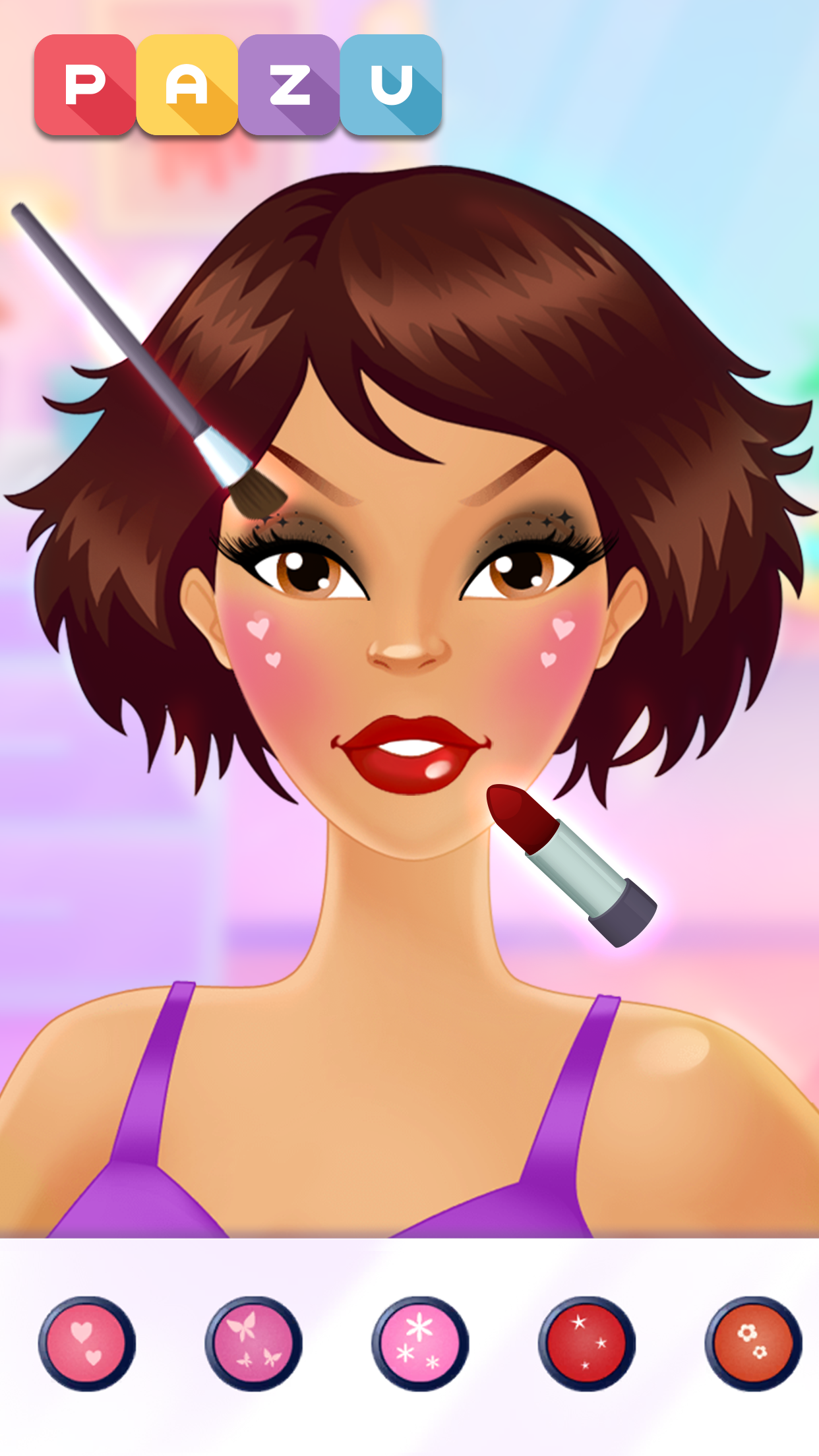 Android application Makeup Girls - Games for kids screenshort