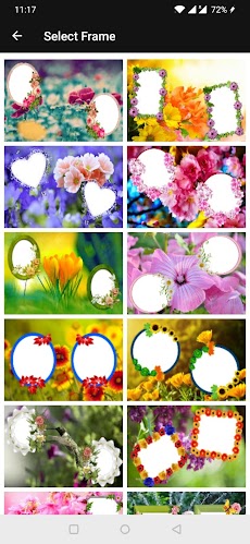 Flowers Dual Photo Framesのおすすめ画像2