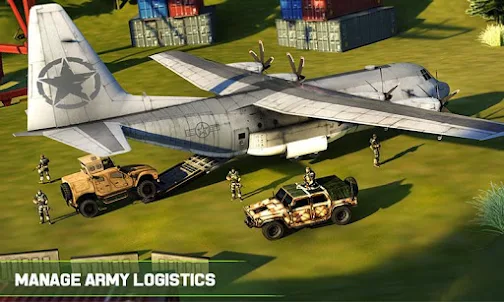 軍隊貨物運輸卡車模擬