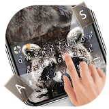Polygon Raccoon Keyboard Theme icon