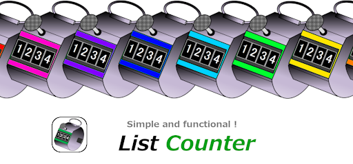 Android application List Counter screenshort