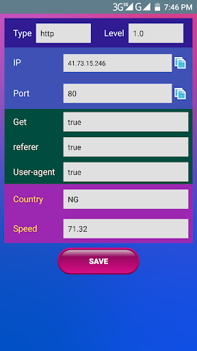 Proxy Generator (Ultimate) Screen 2