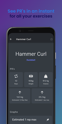 Screenshot of MyGains Fitness & Gym Tracker